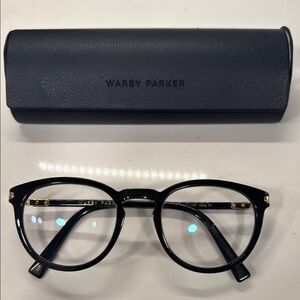 Warby Parker Black Round Glasses